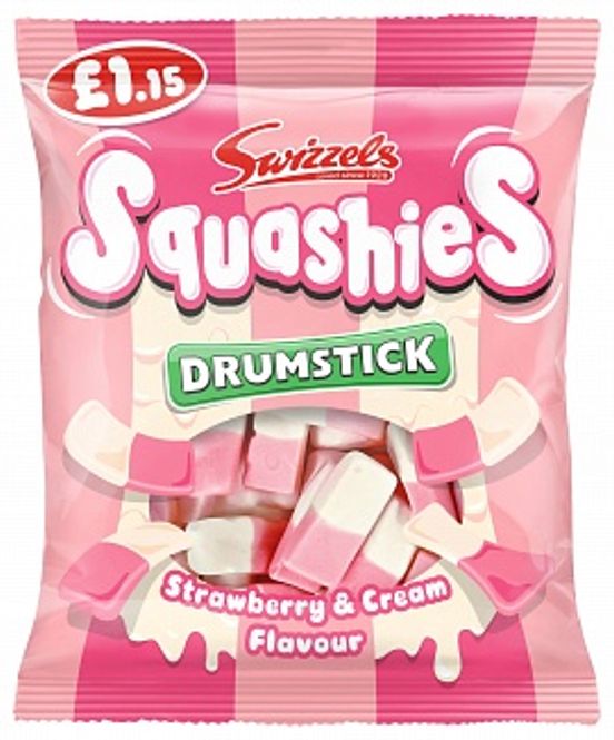 Hovedbilde Swizzels Squashies Drumstick Strawberry & ...