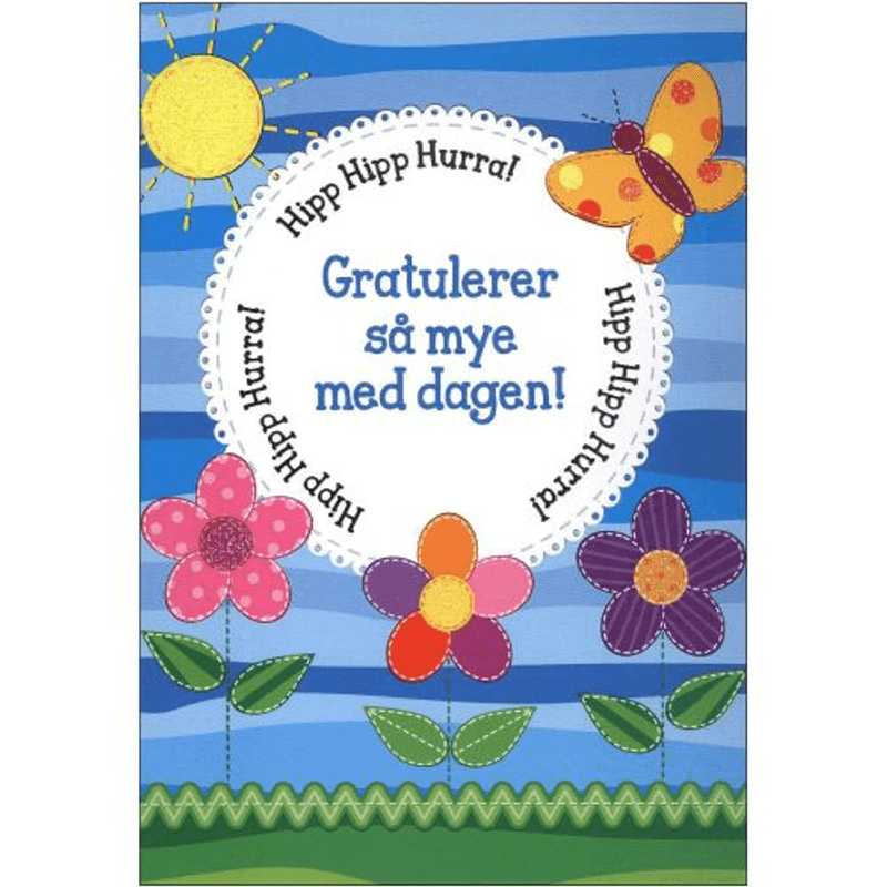 Bursdagskort - Landskap