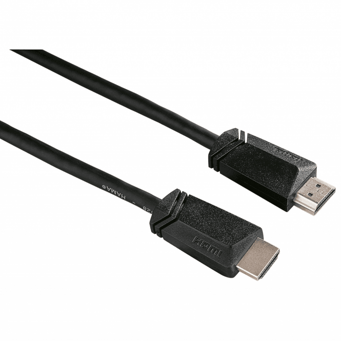Hovedbilde HDMI Kabel Ethernet Svart 5 Meter Hama