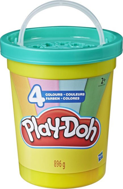 Hovedbilde Play-Doh Super Can 4 Colours (Orange, Pink, Light ...