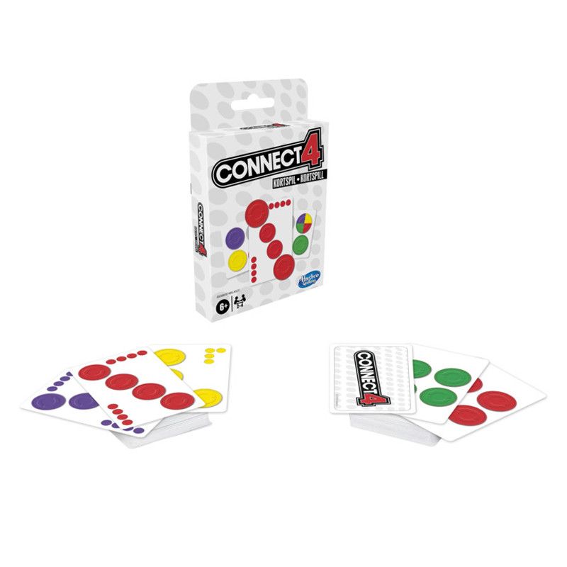 Connect 4 Kortspill Hasbro - Norsk Utgave