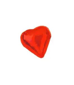 Hovedbilde Sjokoladehjerte Rødt 1 stk 7g