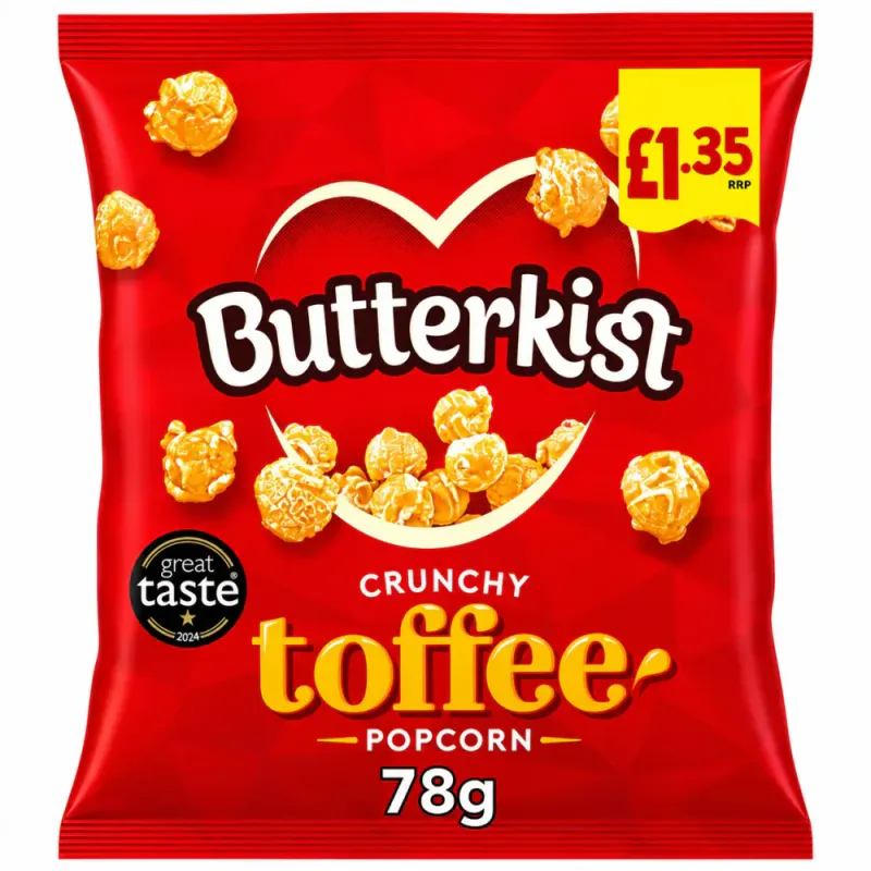 Butterkist Popcorn Crunchy Toffee 78g