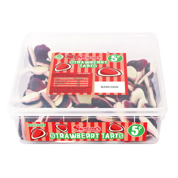 Swizzels Strawberry Tarts 576g - Hel Boks
