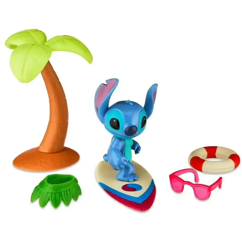 Disney Stitch Hang Ten Playset 6 Deler