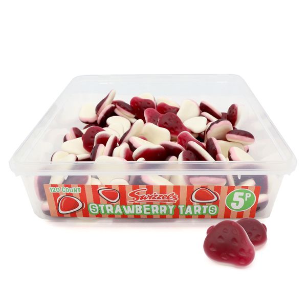 Swizzels Strawberry Tarts 576g - Hel Boks