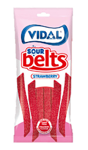 Hovedbilde Vidal Sour Belts Strawberry 90g