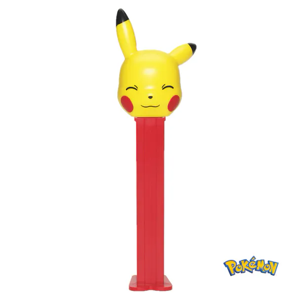 PEZ Figur + 2 PK Drops - Pokemon Pikachu Happy
